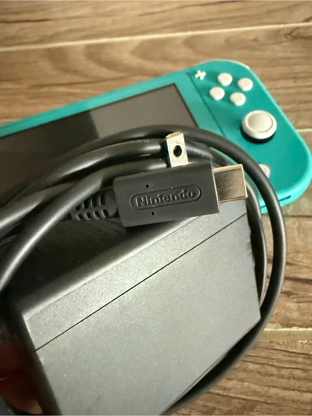 Nintendo Turquoise Switch Lite Handheld Console with Charger